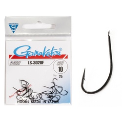 Крючки Gamakatsu LS-3020F Hooks Black разм. 10 (25шт)