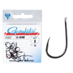 Крючки Gamakatsu LS-3310F Hooks Black разм. 08 (25шт)