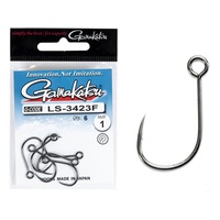 Крючки Gamakatsu LS-3423F New Label Hooks Black разм. 01 (6шт)