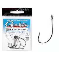 Крючки Gamakatsu LS-3424F New Label Hooks Black разм. 01 (5шт)