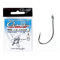 Крючки Gamakatsu LS-3424F New Label Hooks Black разм. 06 (10шт)