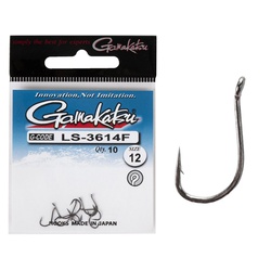 Крючки Gamakatsu LS-3614F New Label Hooks Black разм. 12 (10шт)