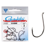 Крючки Gamakatsu LS-5314F Hooks Black разм. 02 (8шт)