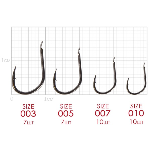 Набор крючков Feeder Concept Mix 1 (34шт)