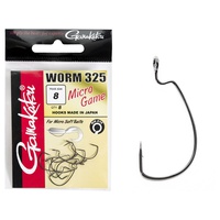 Крючки офсетные Gamakatsu Worm 325 Micro Game Hooks разм. 08 (8шт)