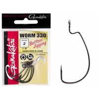 Крючки офсетные Gamakatsu Worm 330 Bottom Jigging Hooks разм. 02 (6шт)