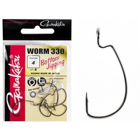 Крючки офсетные Gamakatsu Worm 330 Bottom Jigging Hooks разм. 04 (6шт)