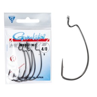Крючки офсетные Gamakatsu Worm Offset Ewg SL Hooks Black разм. 4/0 (5шт)