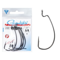 Крючки офсетные Gamakatsu Worm Offset Ewg SL Hooks Black разм. 5/0 (5шт)
