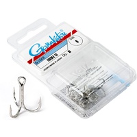 Крючки-тройники Gamakatsu 13N Treble Hooks Nickel, разм. 06 (10шт)