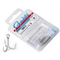 Крючки-тройники Gamakatsu 13N Treble Hooks Nickel, разм. 10 (10шт)
