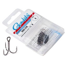 Крючки-тройники Gamakatsu 13NS Treble Hooks Black, разм. 08 (10шт)