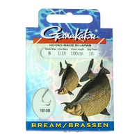Крючки с поводком Gamakatsu Booklet BR. Feeder 1810B разм. 08-0.18мм/100см (10шт)