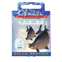 Крючки с поводком Gamakatsu Booklet BR. Feeder 1810B разм. 12-0.14мм/100см (10шт)