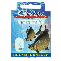 Крючки с поводком Gamakatsu Booklet BR. Feeder 1810B разм. 16-0.12мм/75см (10шт)