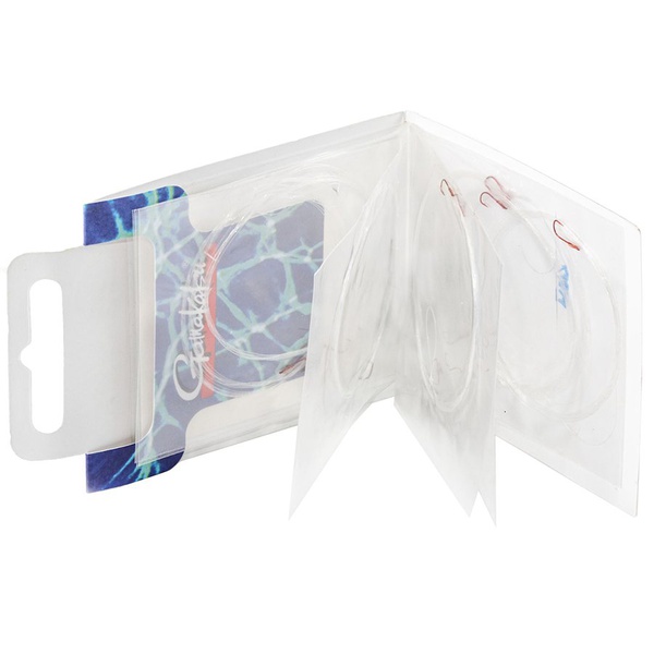 Крючки с поводком Gamakatsu Booklet Bream 1010R разм. 12-0.14мм/100см (10шт)