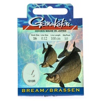 Крючки с поводком Gamakatsu Booklet Bream 1010R разм. 16-0.12мм/100см (10шт)
