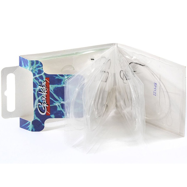 Крючки с поводком Gamakatsu Booklet Carp 3310F разм. 08-0.25мм/60см (10шт)