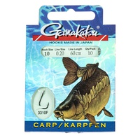 Крючки с поводком Gamakatsu Booklet Carp 3310F разм. 10-0.20мм/60см (10шт)