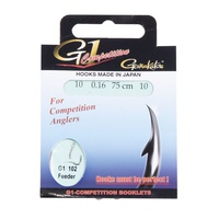 Крючки с поводком Gamakatsu Booklet Feeder G1-102 разм. 10-0.16мм/75см (10шт)