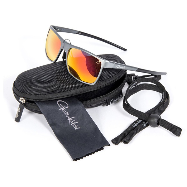 Очки поляризационные Gamakatsu G-Glasses Alu Grey Red Mirror