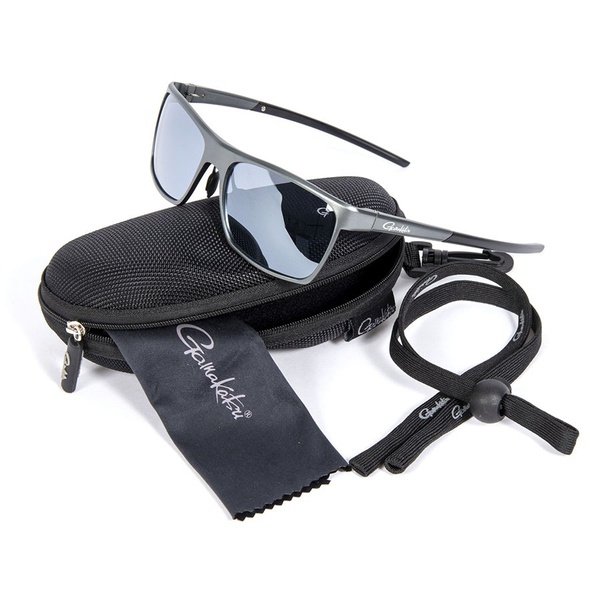 Очки поляризационные Gamakatsu G-Glasses Alu Light Grey White Mirror
