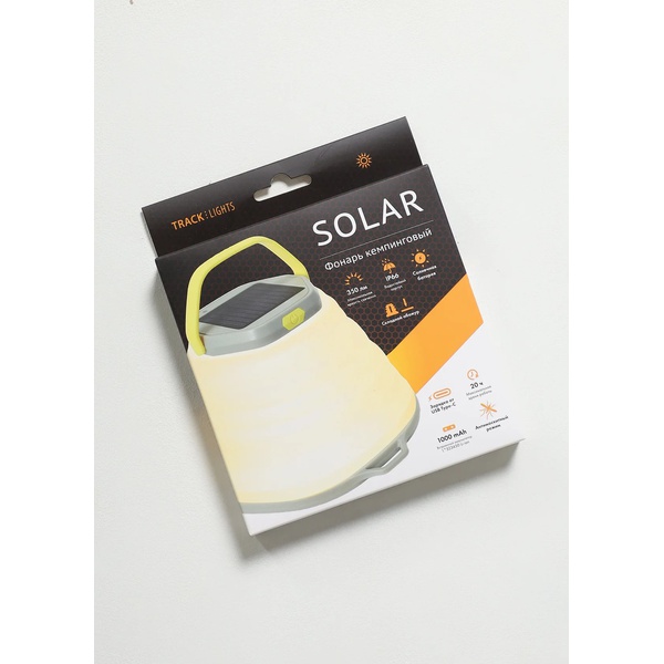 Фонарь кемпинговый Track Solar (складной)