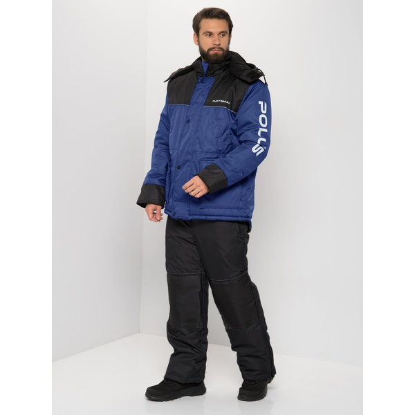 Костюм зимний Huntsman Полюс (тк. Cell) синий/черный