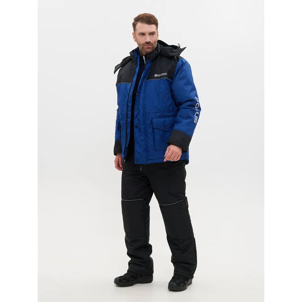Костюм зимний Huntsman Полюс (тк. Cell) синий/черный
