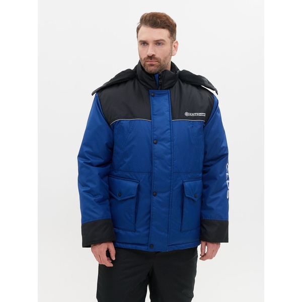 Костюм зимний Huntsman Полюс (тк. Cell) синий/черный