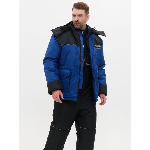 Костюм зимний Huntsman Полюс (тк. Cell) синий/черный