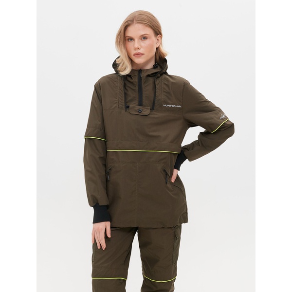 Костюм женский Huntsman Антигнус-люкс (с ловушками и пыльниками) хаки, тк. Сорочка