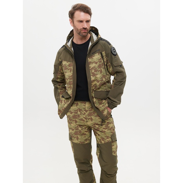 Костюм летний Huntsman Горка-Люкс хаки/MV-23, тк. Nilon/Cotton