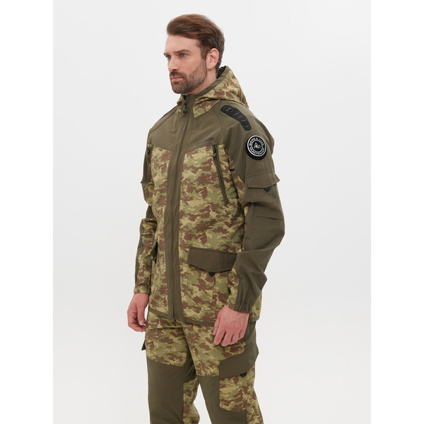 Костюм летний Huntsman Горка-Люкс хаки/MV-23, тк. Nilon/Cotton