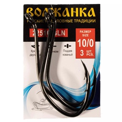 Крючок Волжанка 22516 №10/0 (3 шт/уп)