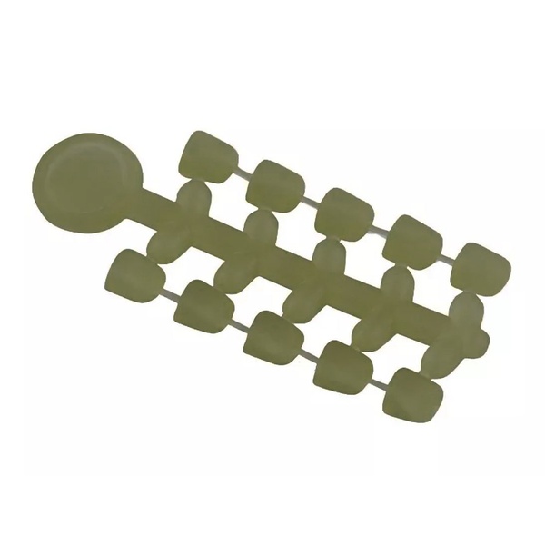 Стопор для размещения на крючке Волжанка New Hook Beads (2шт/уп) Trans Green