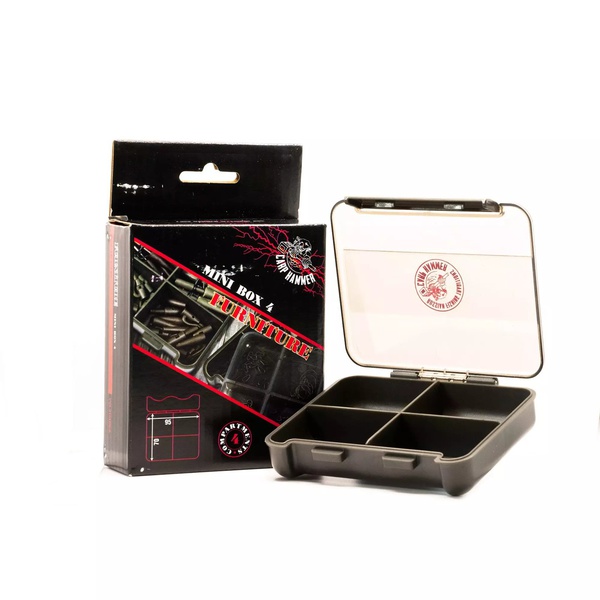 Коробка рыболовная Волжанка Carp Hammer Mini Furniture box 4 отделения