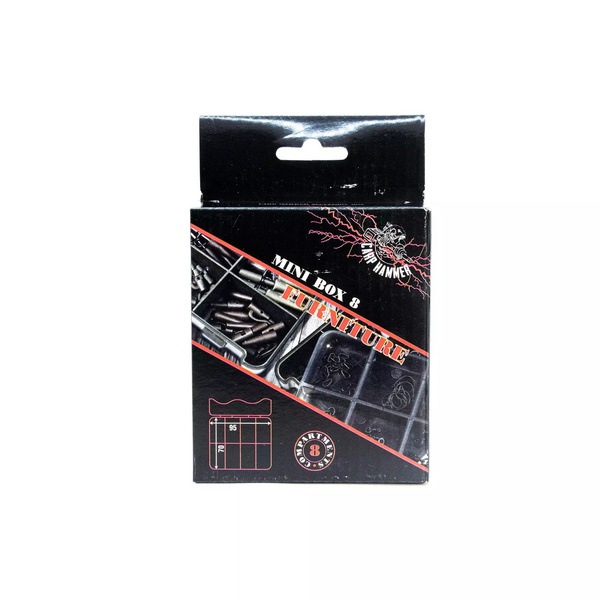Коробка рыболовная Волжанка Carp Hammer Mini Furniture box 8 отделений