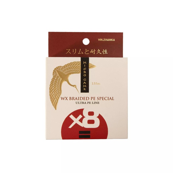 Леска плетеная Волжанка Micro Game (135 м) 0.09мм 3.6кг