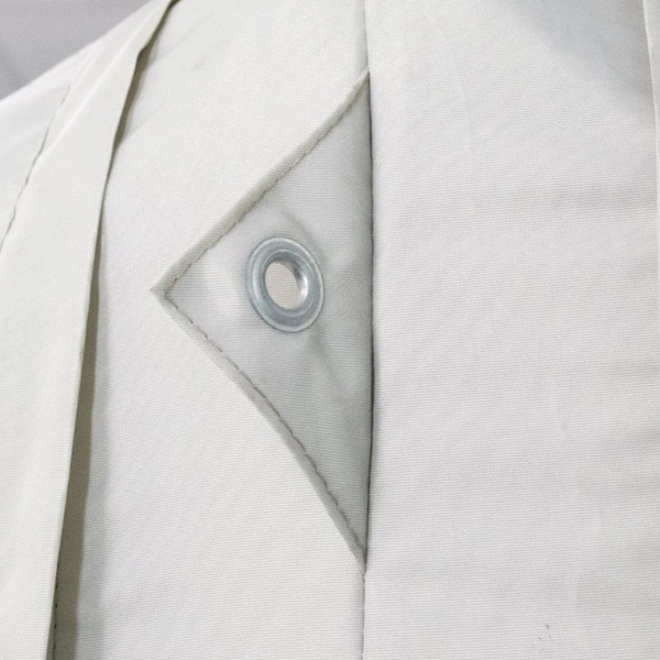 Шатер Следопыт быстросборный, 6 стен (3,35х3,85х2,25 м) бежевый/зелёный