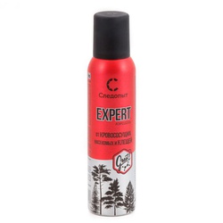 Репеллент Следопыт Expert Great Formula от всех видов летающих насекомых и клещей (аэрозоль,150 мл)