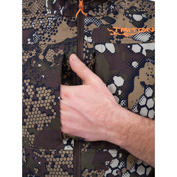 Жилет Тритон Ridge (SoftShell/флис) бежевый