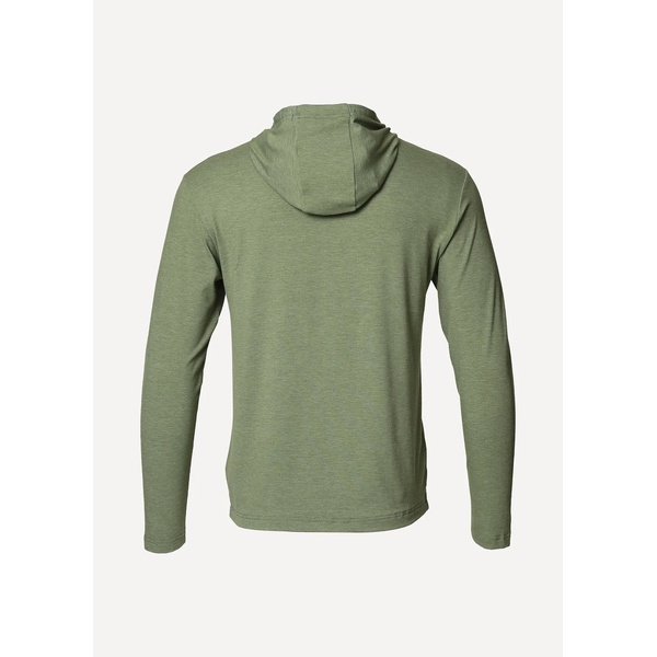 Футболка Сплав Soul L/S (с капюшоном) зеленый меланж