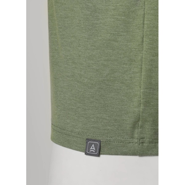 Футболка Сплав Soul L/S (с капюшоном) зеленый меланж