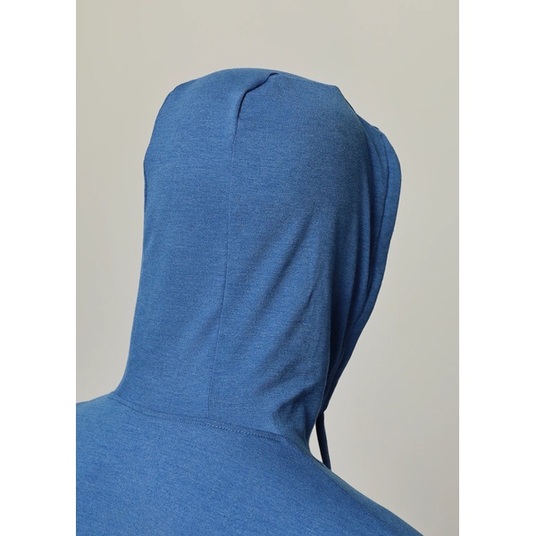 Футболка Сплав Soul L/S (с капюшоном) голубой меланж