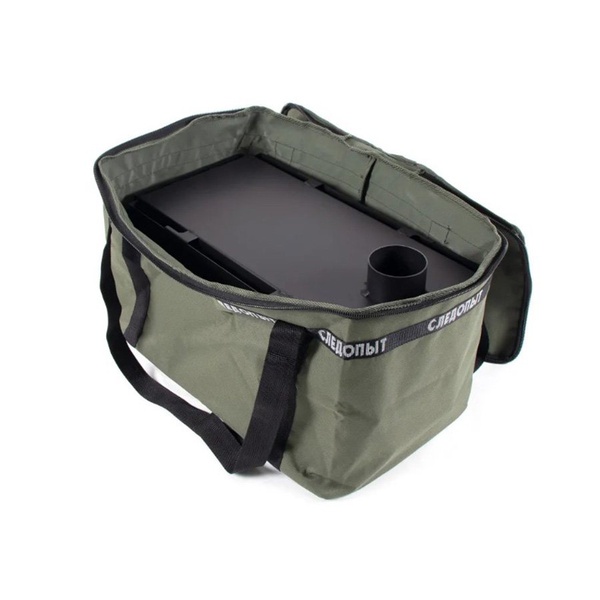 Печь дровяная Следопыт Light (с экранами и угловыми трубами) большая