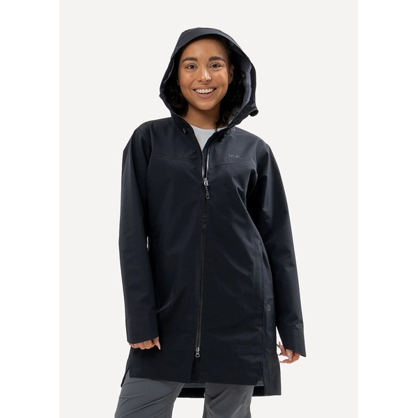 Плащ женский Сплав Luna (мембрана 3L) чёрный