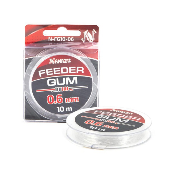 Фидергам Namazu Feeder Gum 0,6 мм/10 м