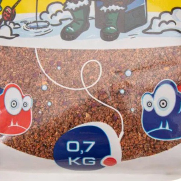 Прикормка Яман Winter Taste зимняя увлажненная (700 г) Плотва (тутти-фрутти)