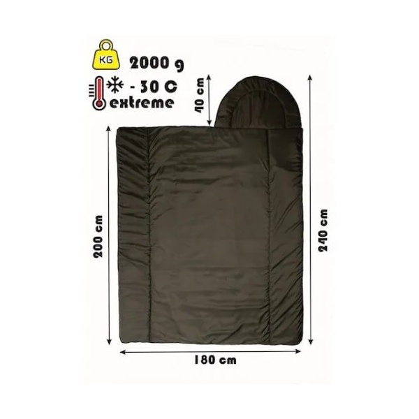 Спальный мешок-одеяло Expert-Tex Hunter -30°С